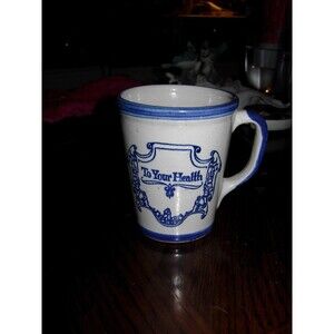 Louisville Stoneware Jones Apothecary Mug To Your Health